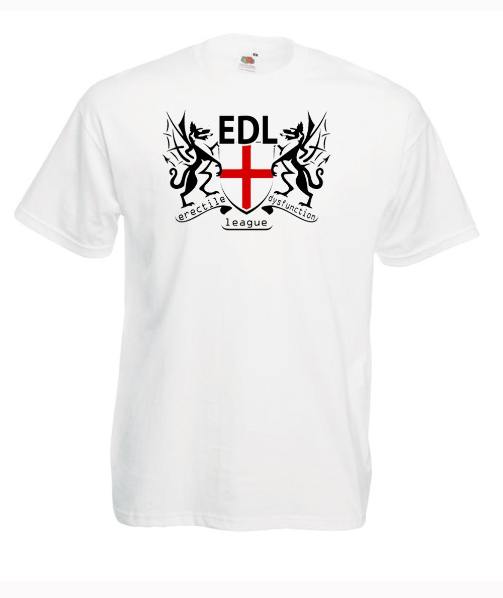Mens Erectile Dysfunction League Unisex White T-Shirt - Picture 8 of 8