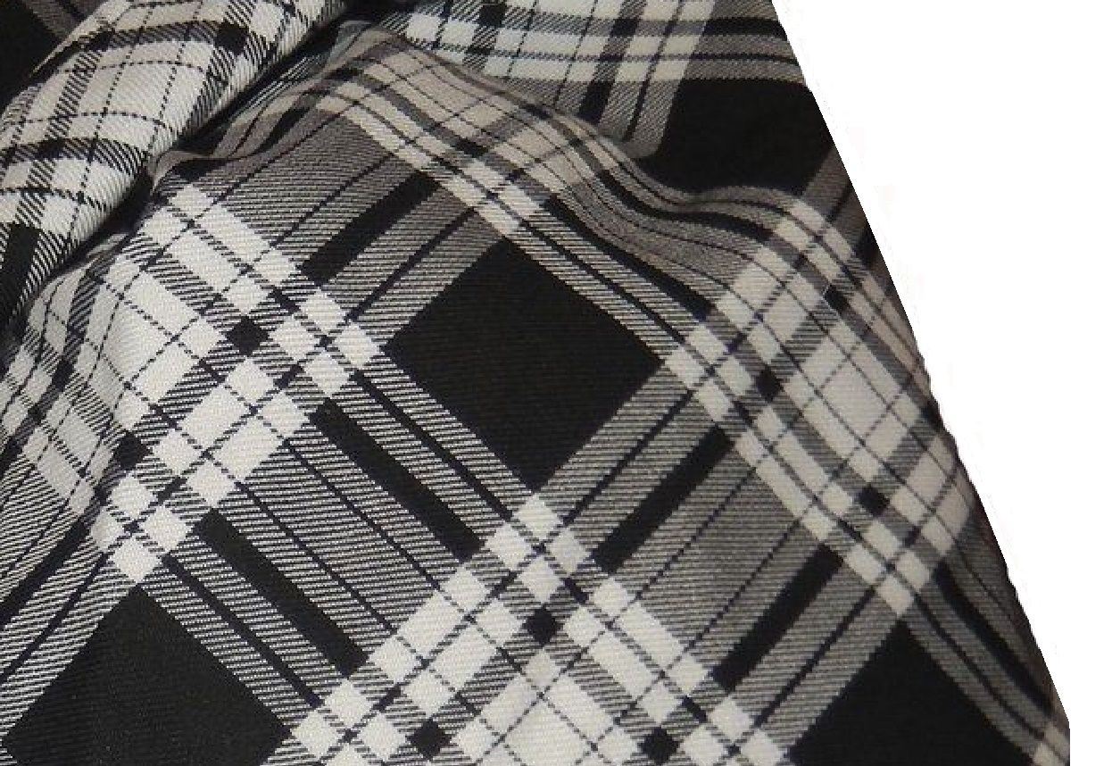 Womens Traditional Tartan Poncho Shawl Burns Night Scottish Themed Fancy Dress - Picture 4 of 5
