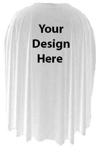 Adults 35" Customised Personalised Superhero Cape Fancy Dress Costume Accessory - Picture 8 of 9