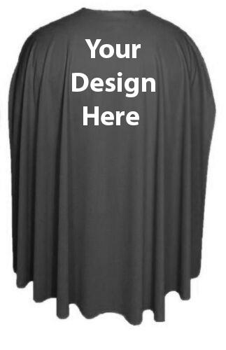 Adults 35" Customised Personalised Superhero Cape Fancy Dress Costume Accessory - Picture 2 of 9
