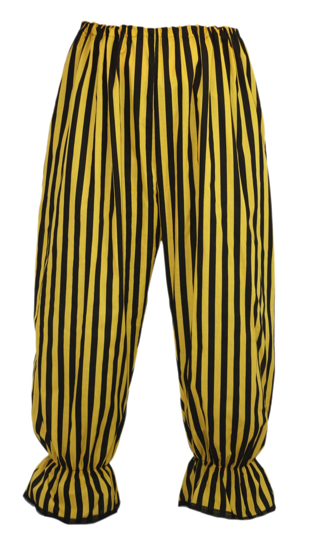 Hot yellow and black striped pants Clearance