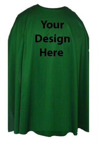 Adults 35" Customised Personalised Superhero Cape Fancy Dress Costume Accessory - Picture 4 of 9