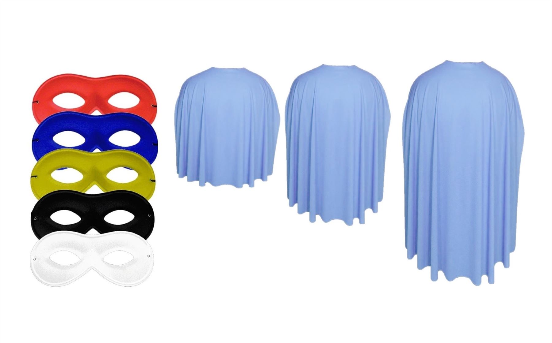 Sky Blue Superhero Capes Team Building Hero Cape Custom Hen Stag
