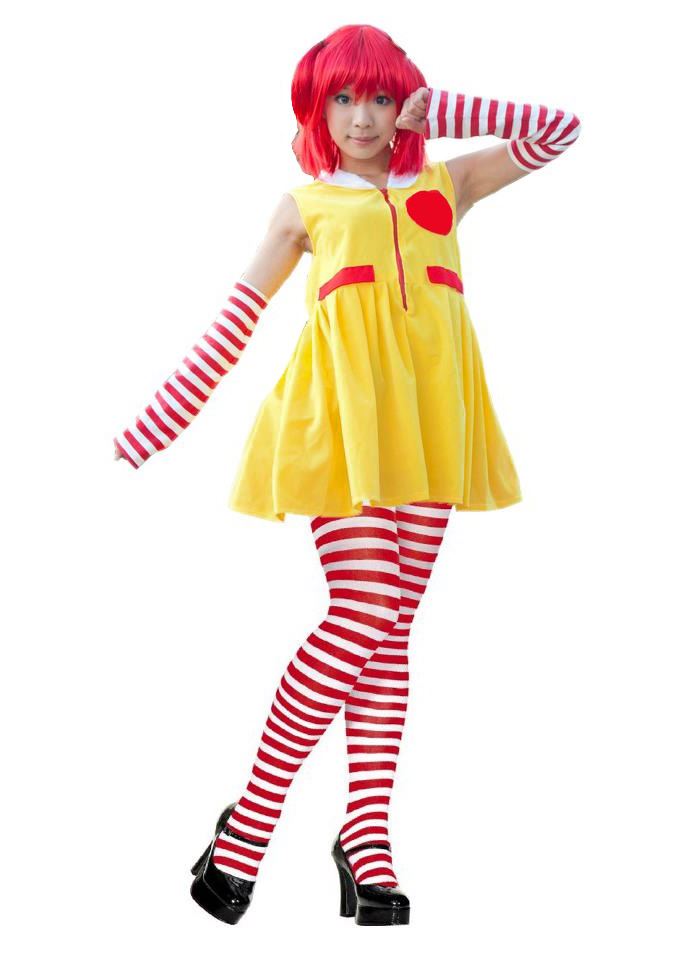 red and yellow dress