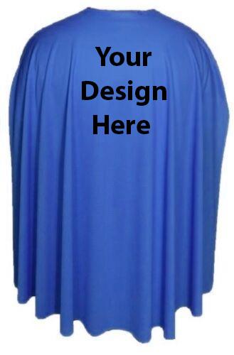 Adults 35" Customised Personalised Superhero Cape Fancy Dress Costume Accessory - Picture 3 of 9