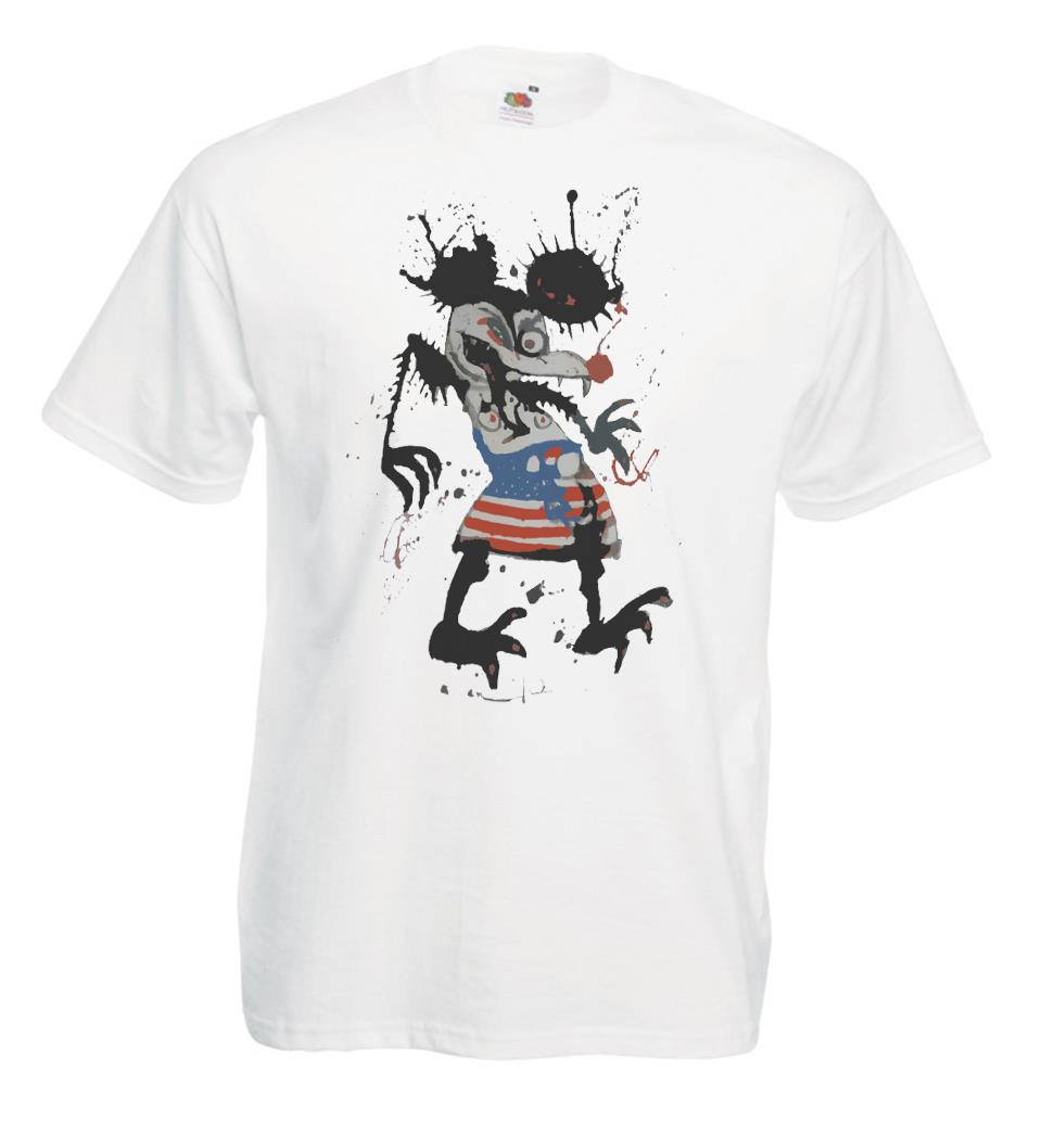 Adults 1990s Grotesque Mickey Dark Comedy Journalist Movie Unisex White T-Shirt - Picture 8 of 8