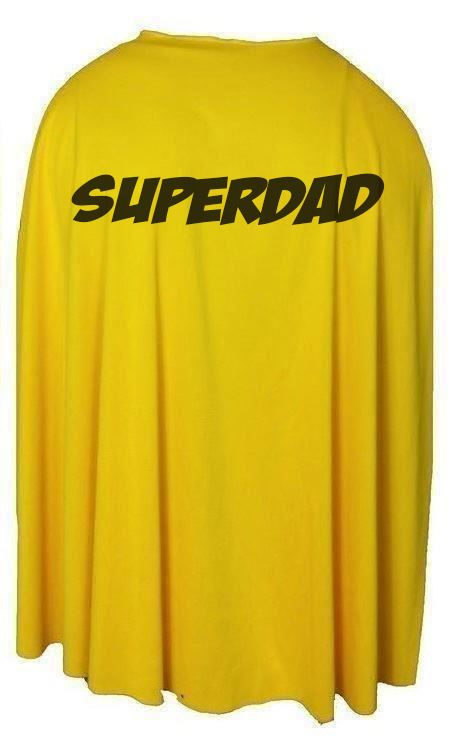 Adultes 35" Super Papa Super Héros Fête des Pères Fancy Dress cape Idée Cadeau Adultes 35" Super Papa Super Héros Fête des Pères Fancy Dress cape Idée Cadeau