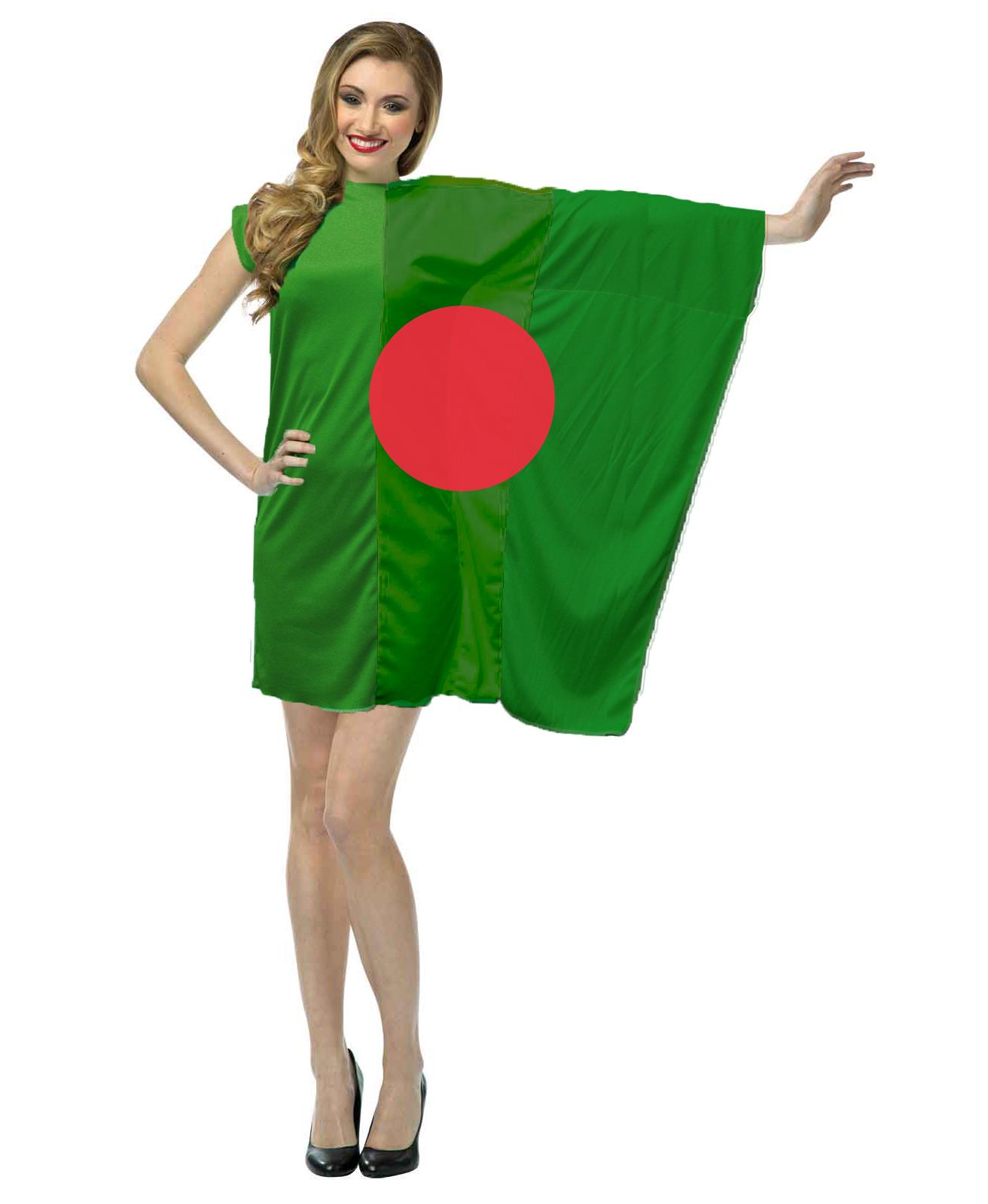 Belgium National Flag Dress Adult Patriotic Fancy Dress Costume - Black, Yellow, Red