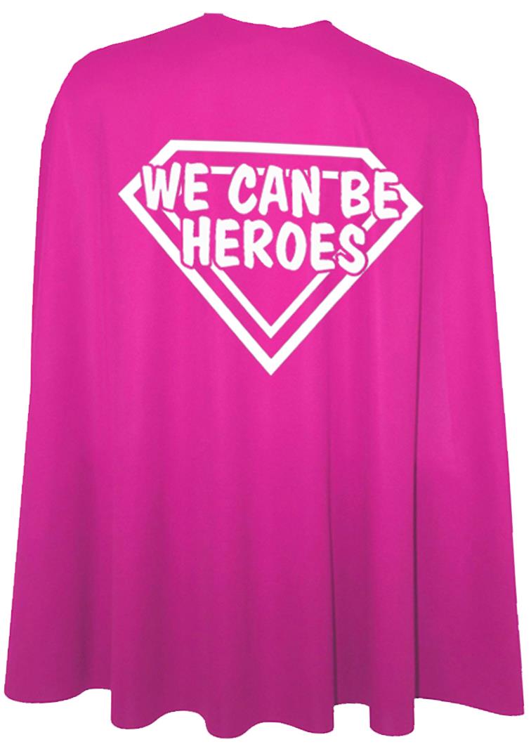 Adults 35" Length We Can Be Hero's Superhero Cape Fancy Dress - Picture 6 of 8
