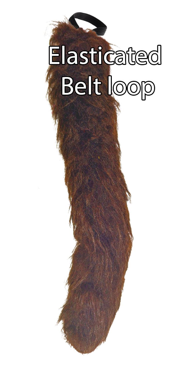 Kinder 20 Zoll Tier Wolf Fuchs Katze Hund Eichhörnchen Kunstfell Schwanz Kostüm Accessoire - Bild 7 von 14