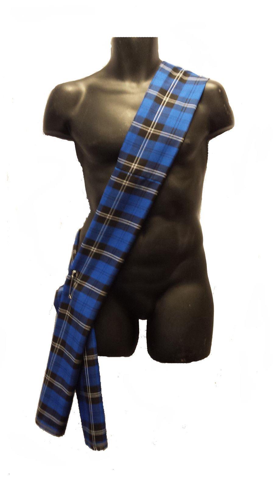 Childs 120cm Traditonal Tartan Sash Burns Night St Andrews Day Fancy Dress - Picture 4 of 9