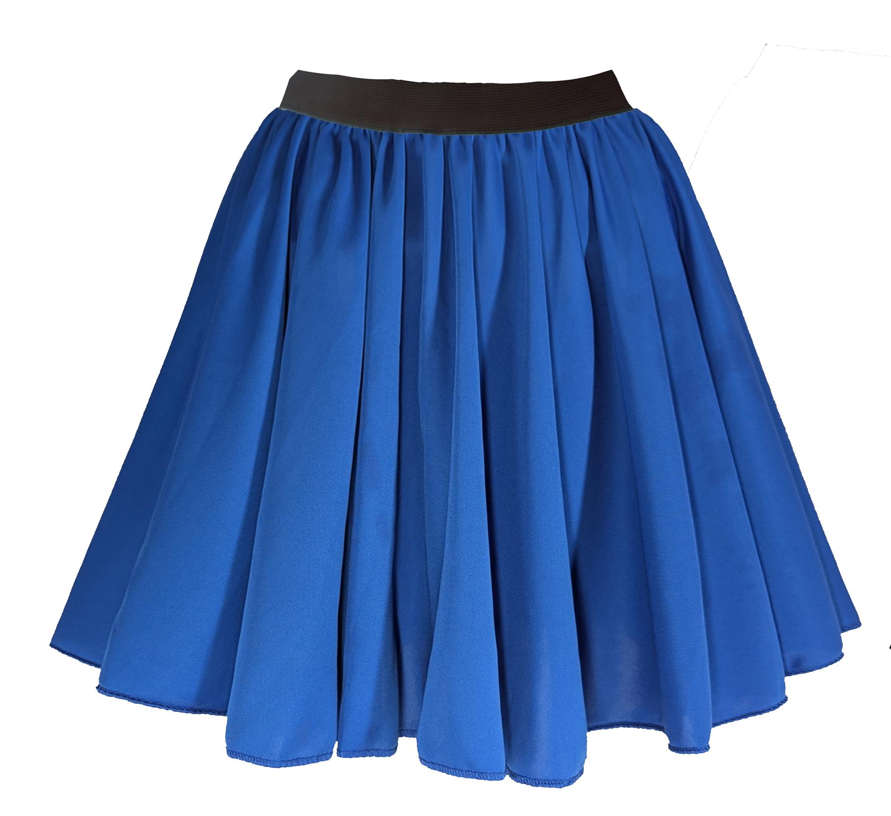 Adults Plain Coloured Skater Skirt Cheerleader Roller Girl Fancy Dress - Picture 21 of 25