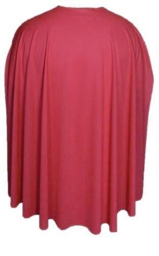 24", 35" or 48" Plain Superhero Cape Super Hero Costume Fancy Dress Accessory - Picture 18 of 25