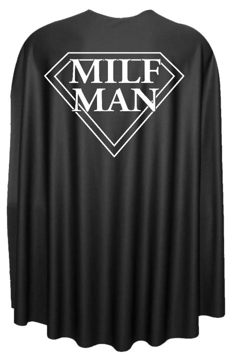 Adults 35" Length MILF Man Superhero Cape Stag Party Fancy Dress - Picture 2 of 8