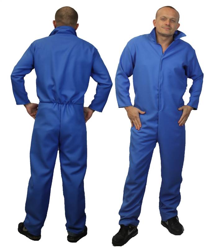 Mechanic Engineer Boiler Suit Overalls Fancy Dress Costume
