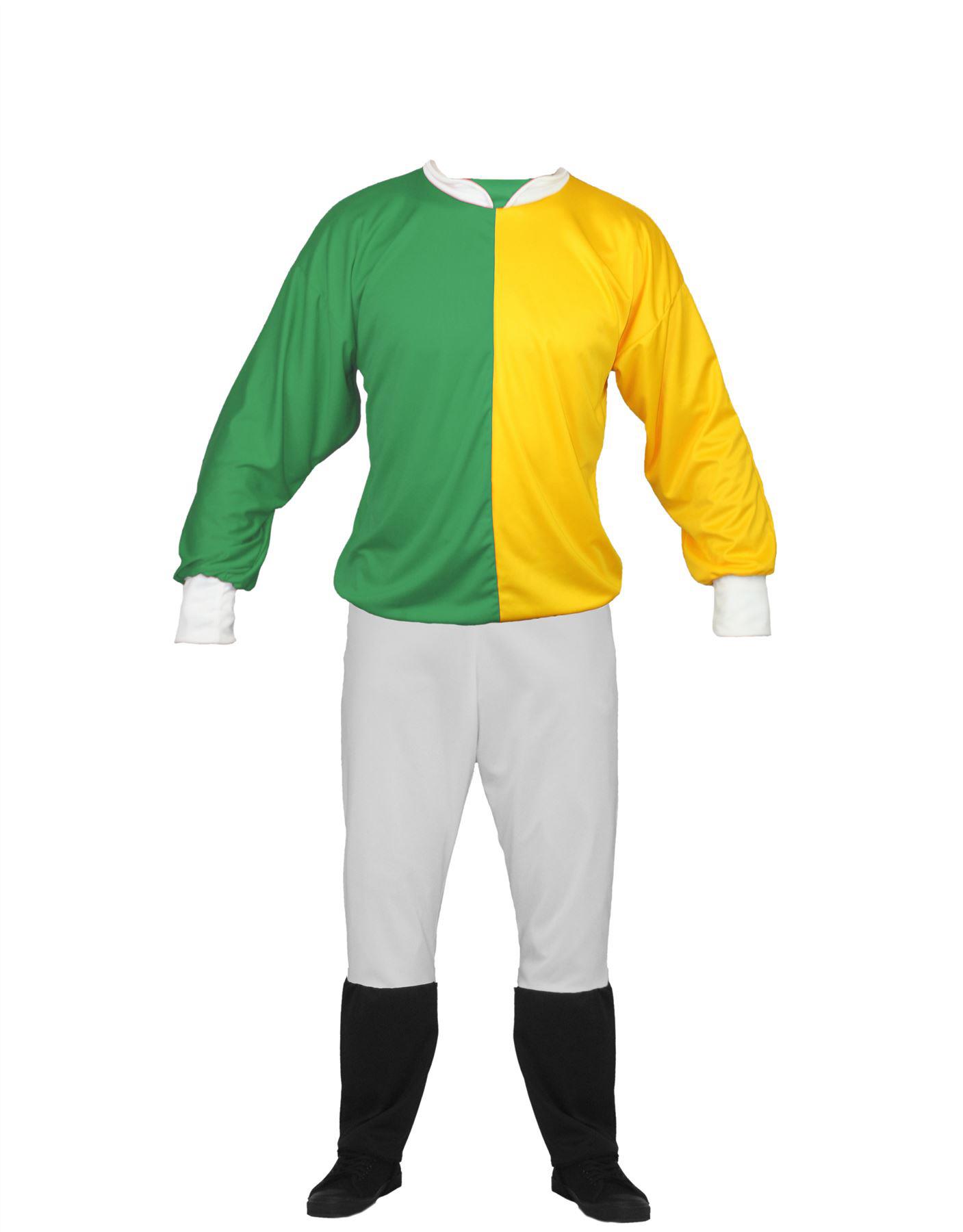 Adults Jockey Horse Racing Grand National Equestrian Sports Fancy Dress Costume - Picture 4 of 13
