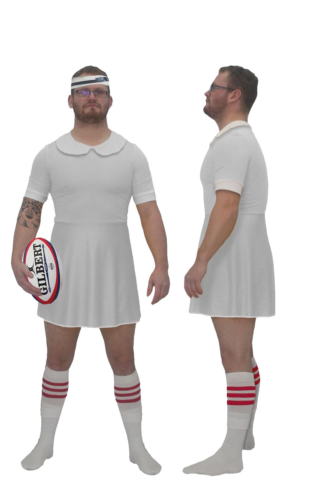 Adults Custom Printed Rugby Dress Stag Night Party World Cup Fancy Dress - Picture 25 of 29