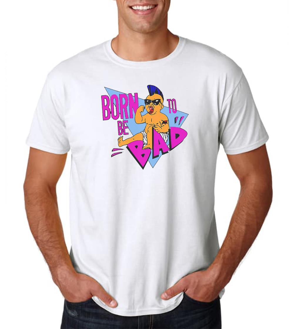 Adults Born To Be Bad Twins 1980s Comedy Movie Unisex White T-Shirt - Picture 7 of 8