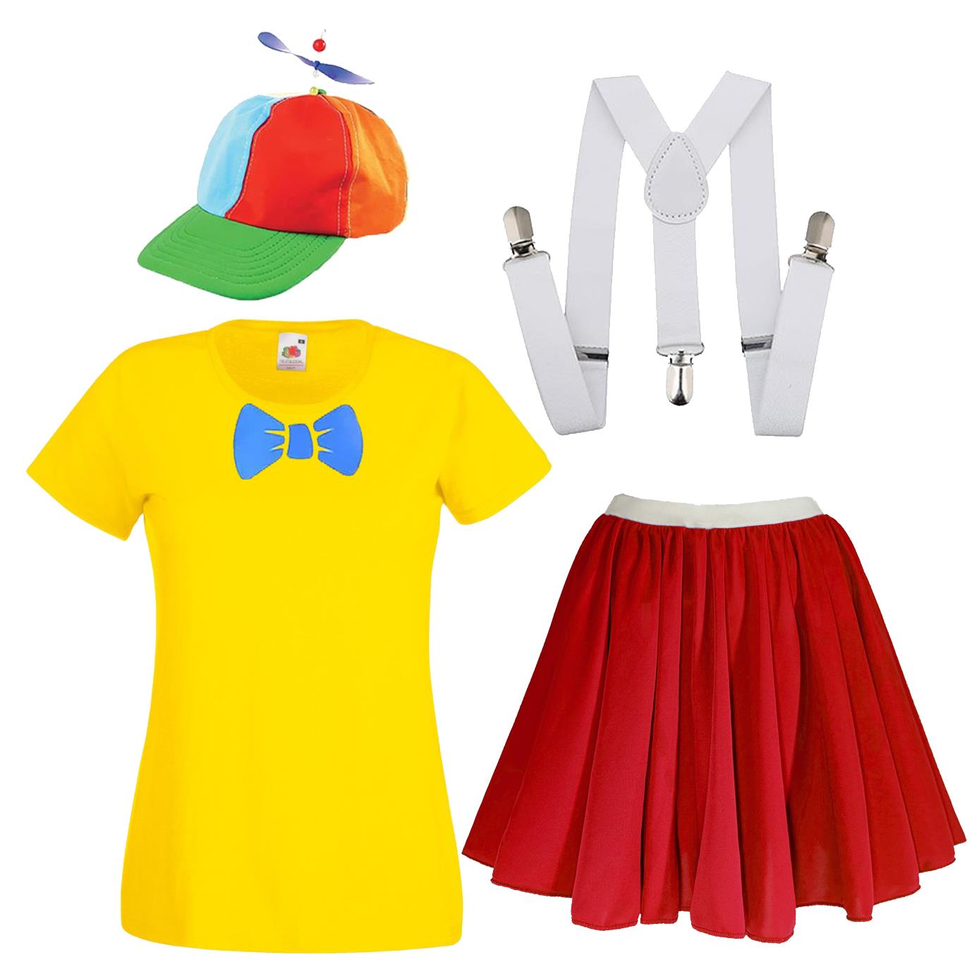 Adults Tweedle Dee Dum Hen Party Book Day Wonderland Fancy Dress Costume - Picture 7 of 18