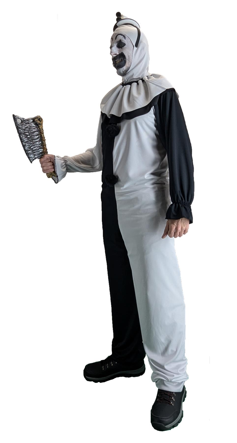 Adults Terror Clown Halloween Circus Horror Movie Fancy Dress Costume - Picture 13 of 15