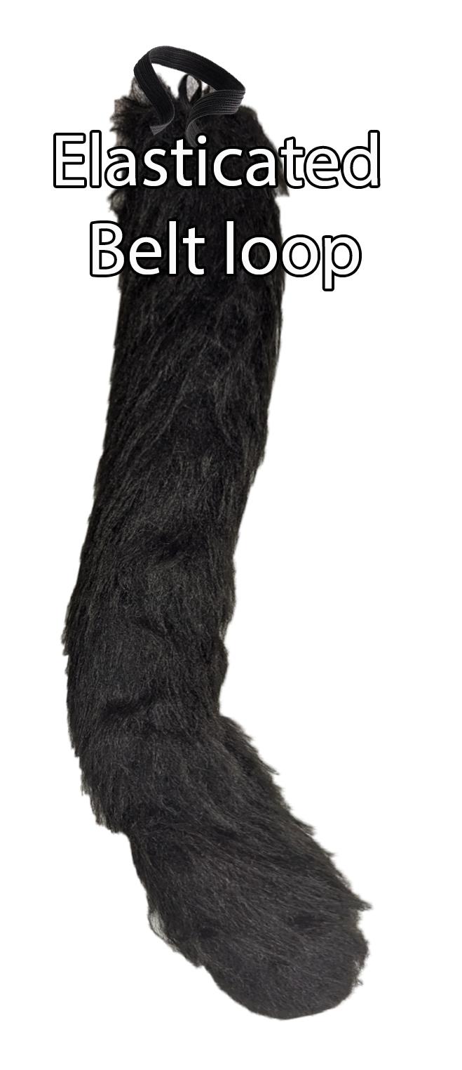 Kinder 20 Zoll Tier Wolf Fuchs Katze Hund Eichhörnchen Kunstfell Schwanz Kostüm Accessoire - Bild 3 von 14