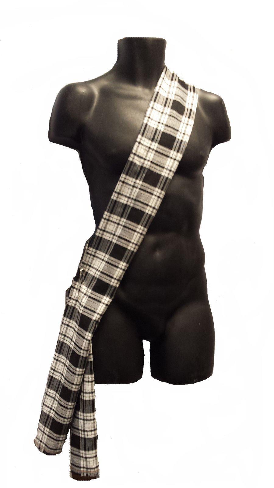 Childs 120cm Traditonal Tartan Sash Burns Night St Andrews Day Fancy Dress - Picture 5 of 9