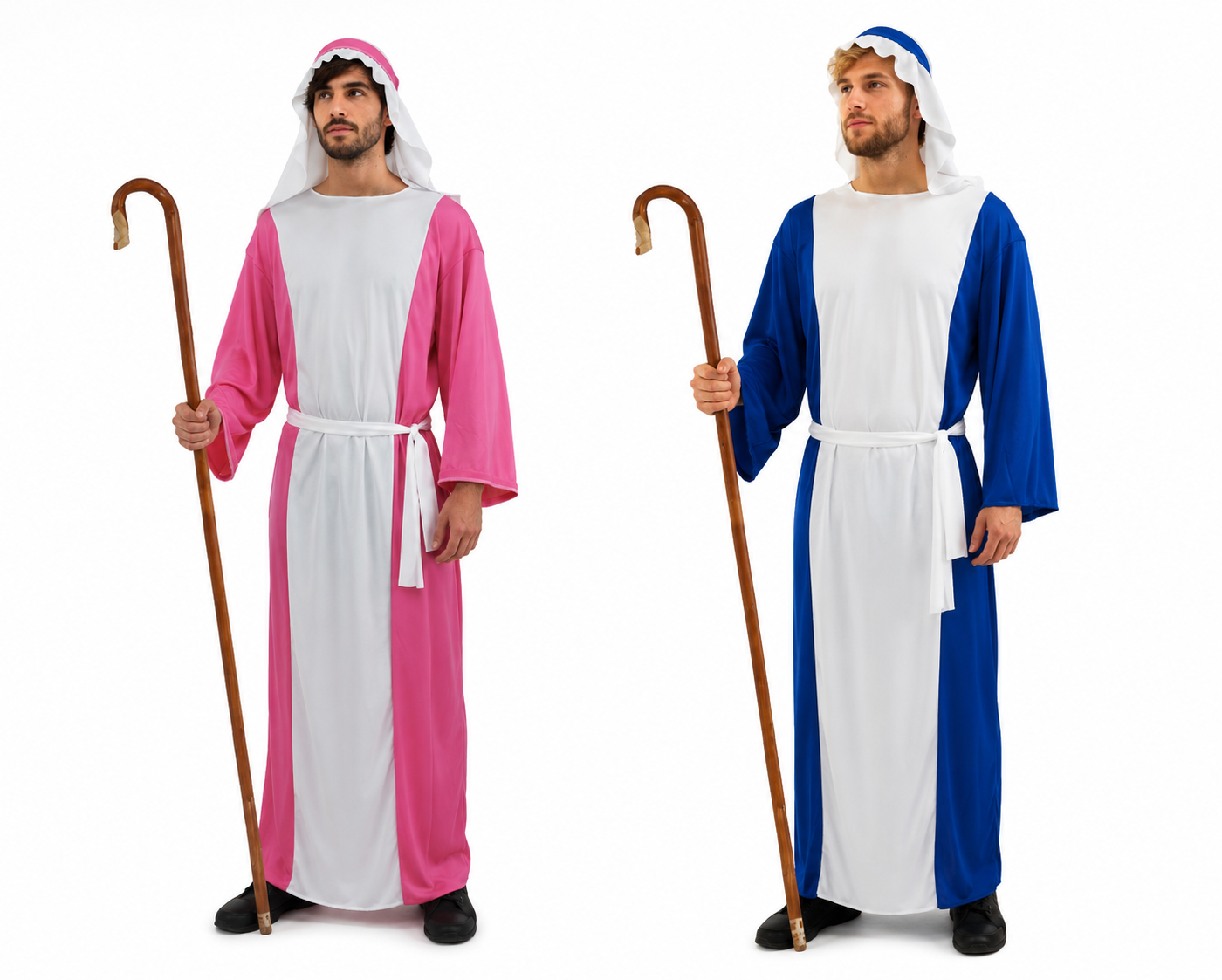 Adults Shepherd Wise Man Christmas Xmas Nativity Fancy Dress Costume [2 Colours]