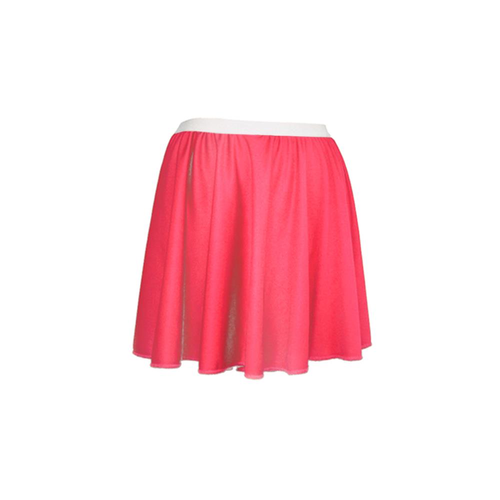 Womens Neon Coloured 15" Length Skater Skirt 1980s Fancy Dress - Picture 3 of 5