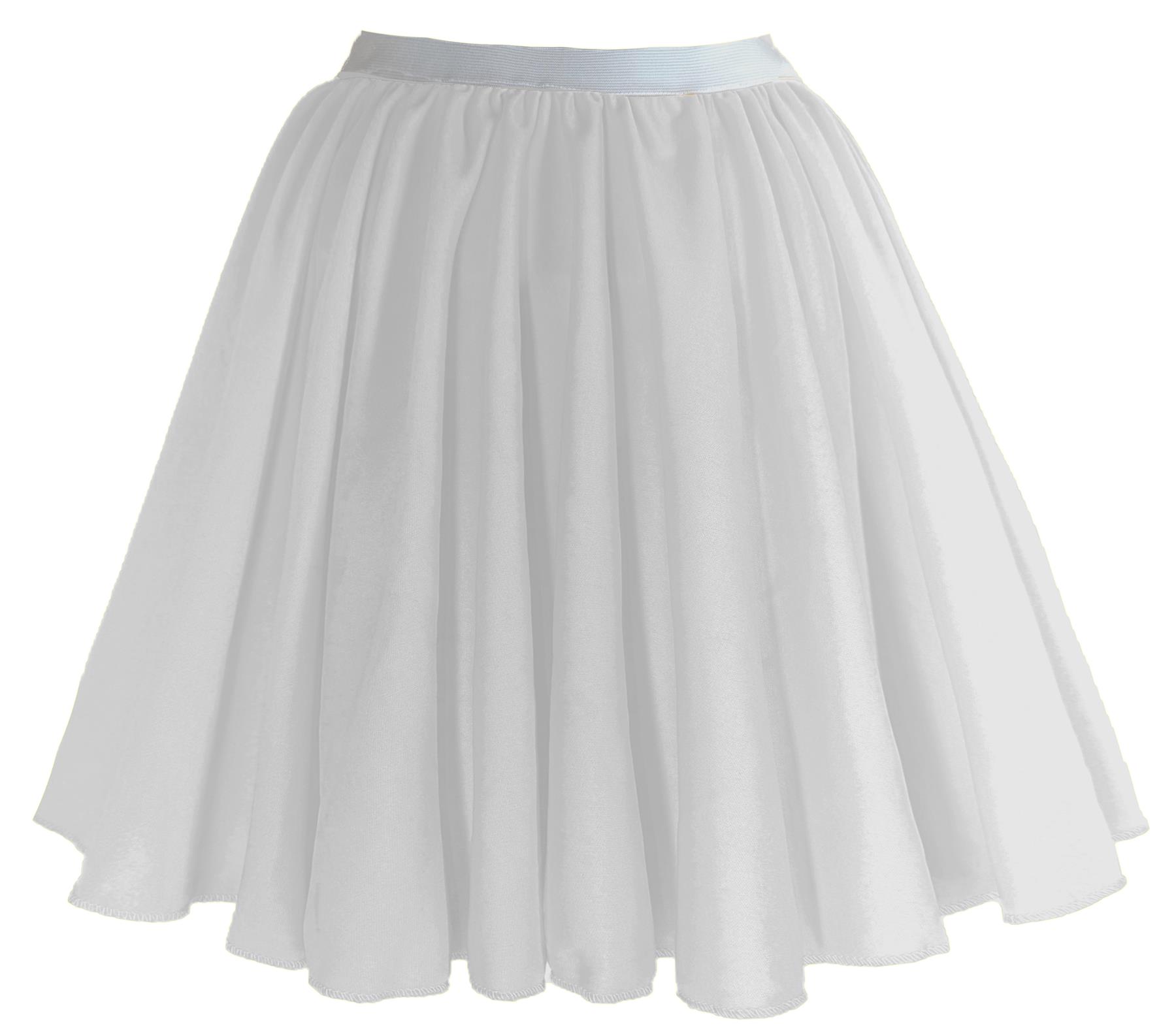 Adults Plain Coloured Skater Skirt Cheerleader Roller Girl Fancy Dress - Picture 23 of 25