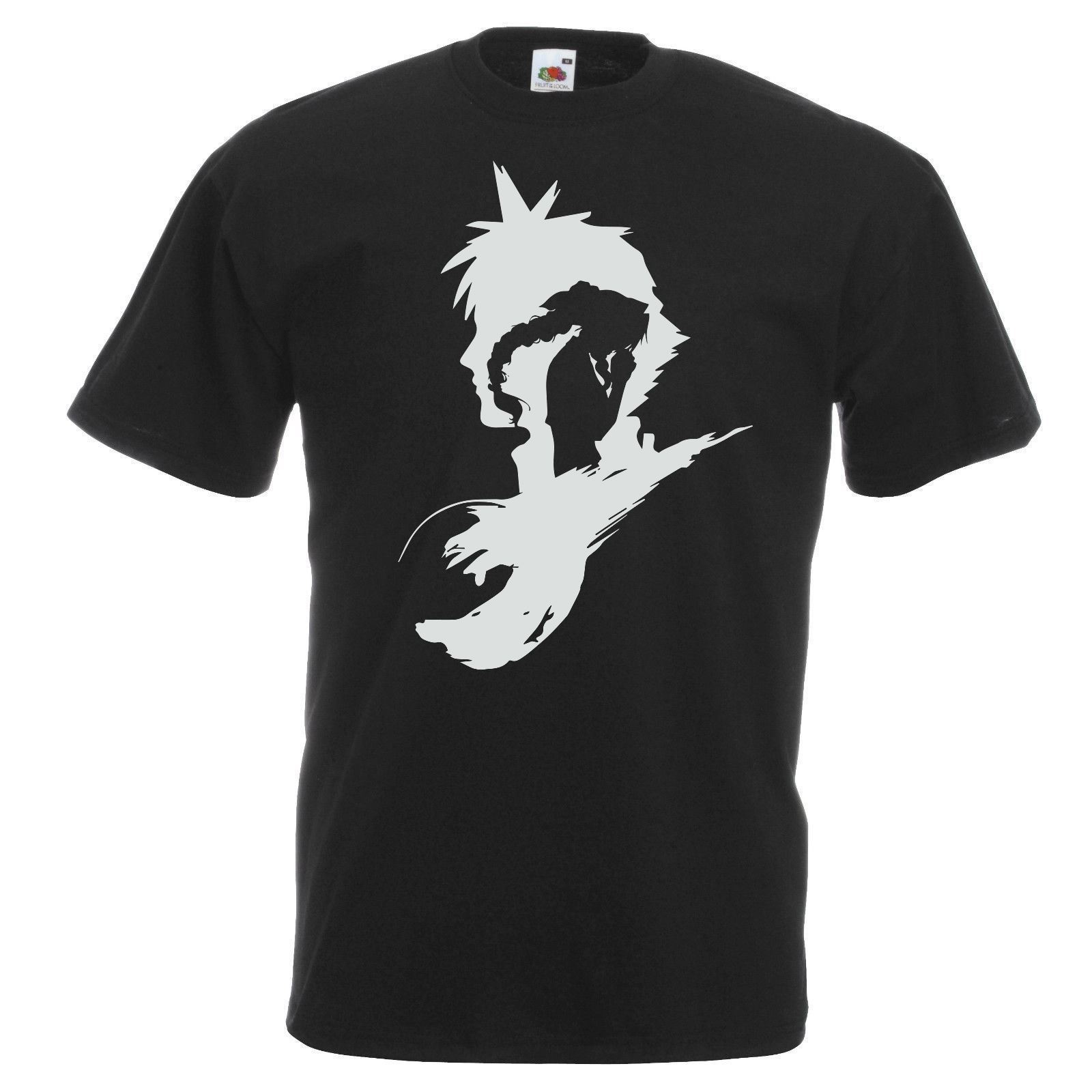 Adults Cloud Aerith FFVII RP Fantasy Gaming Character Unisex Black T-Shirt - Picture 6 of 8