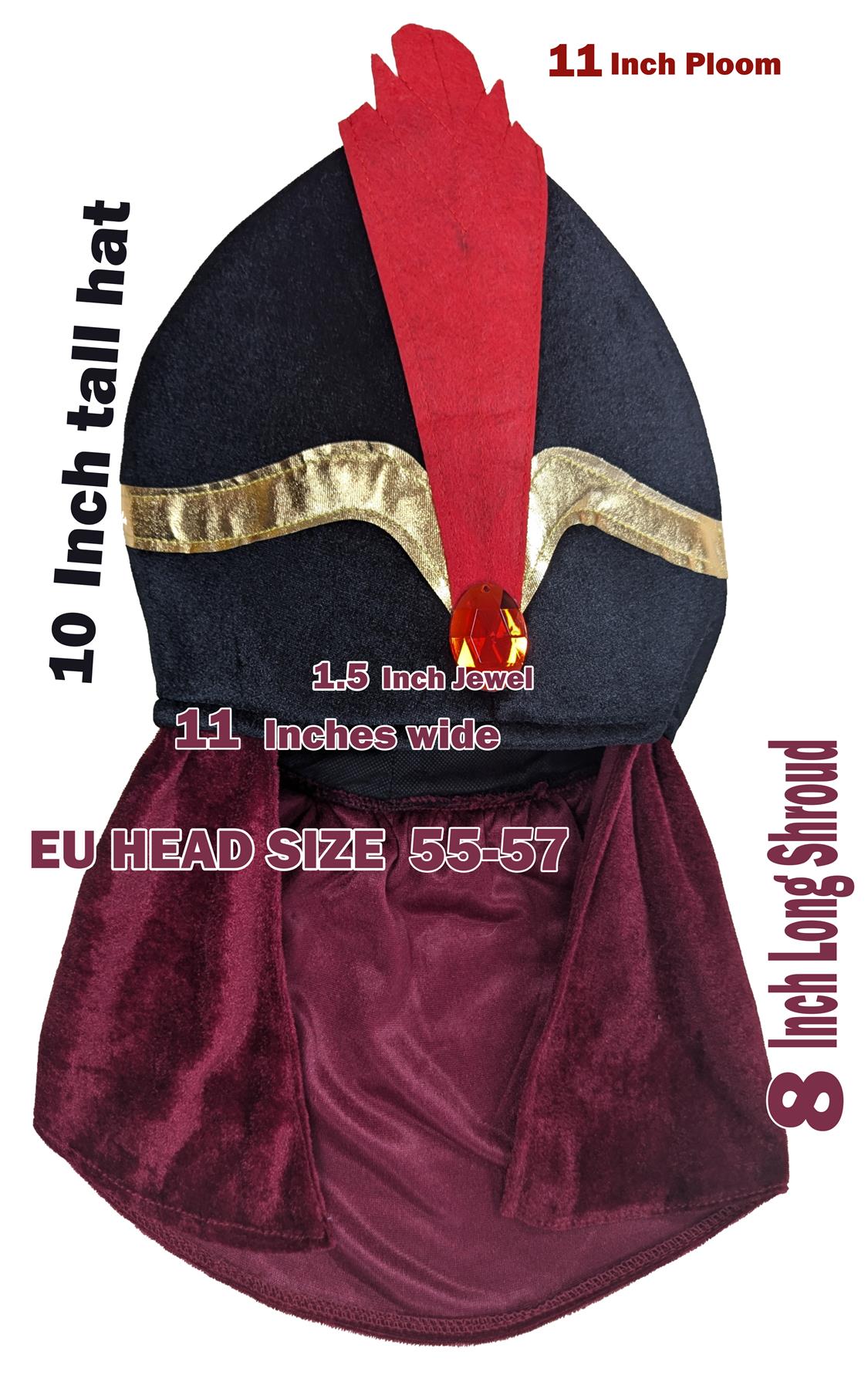 Erwachsene Deluxe Jafar arabischer Zauberer Film Pantomime Buch Tag Kostüm - Bild 11 von 16