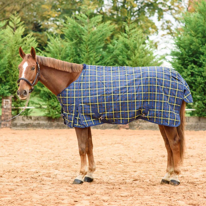White Horse Equestrian Combo Rug 100G Plaid Breathable Equine