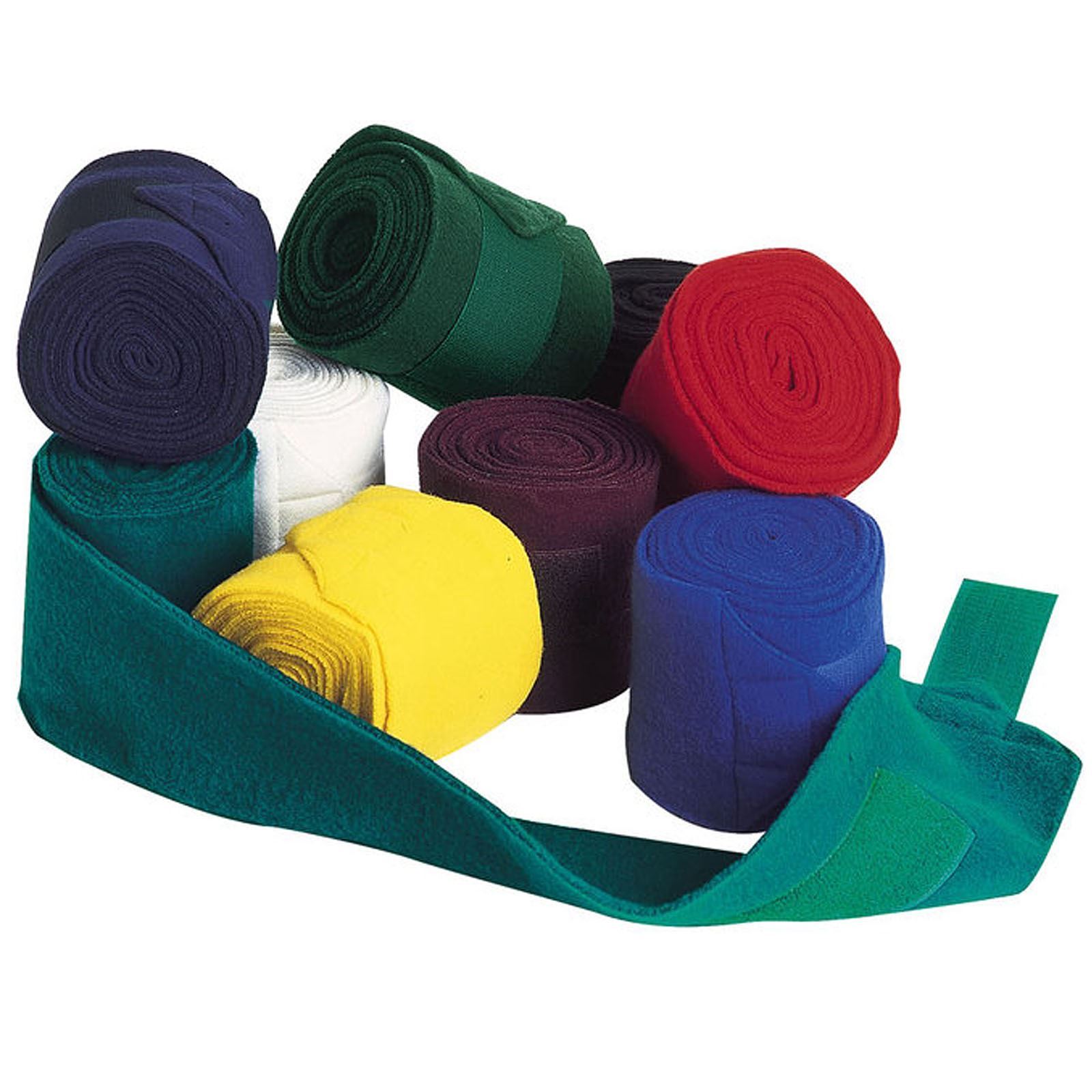 Brand New Passier Collection Set Of Four White Fleece Bandages