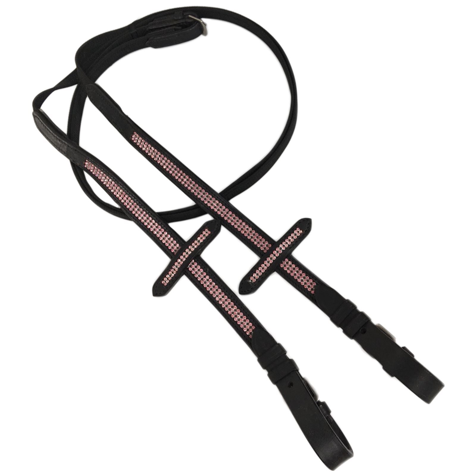 White Horse Equestrian Horse Riding Pony Cob Full Competition Diamante Reins White Horse Equestrian Horse Riding Pony Cob Full Competition Diamante Reins