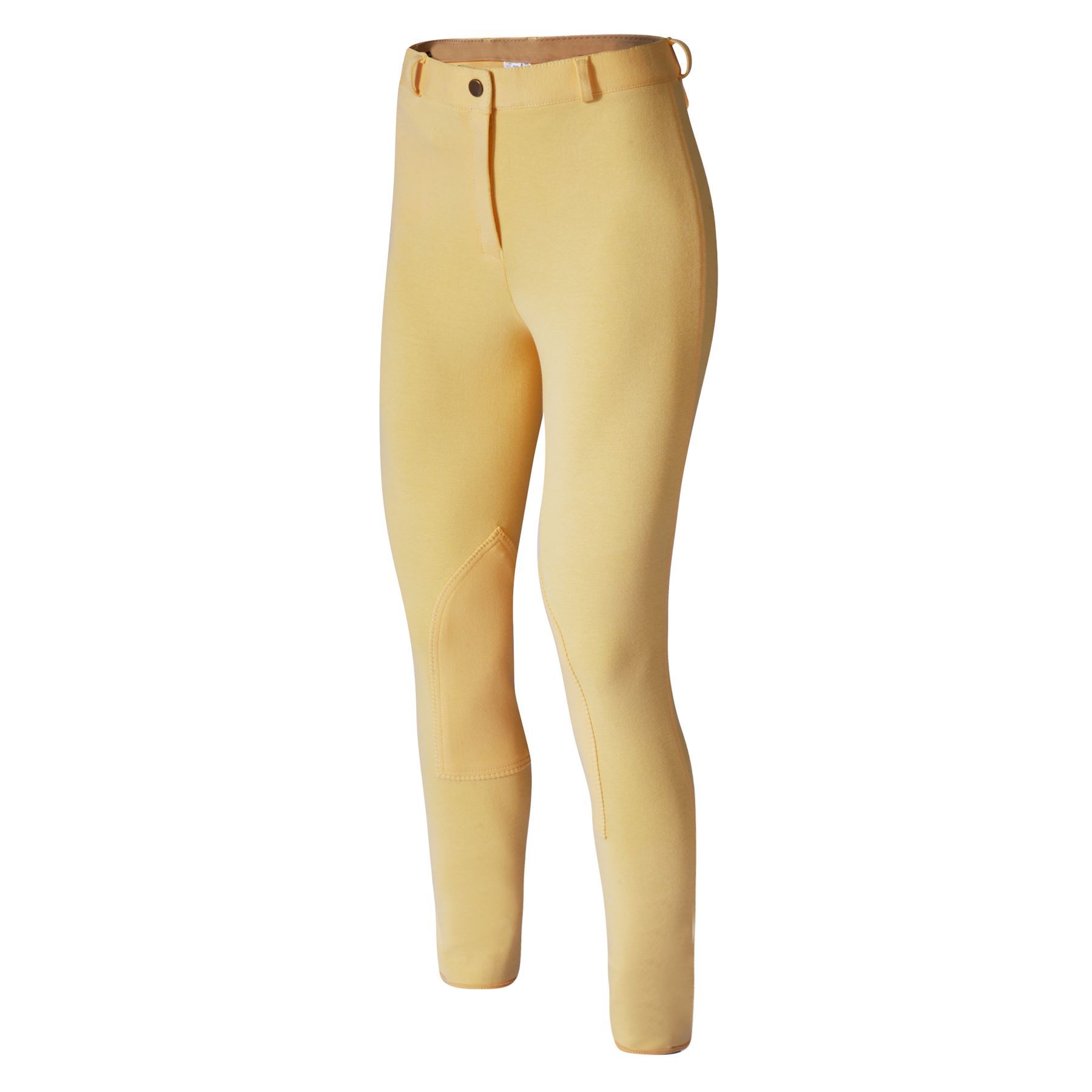 Riding Breeches Tights Ladies Childrens Soft Stretch Full Seat Knee Patch Horse - Picture 20 of 31