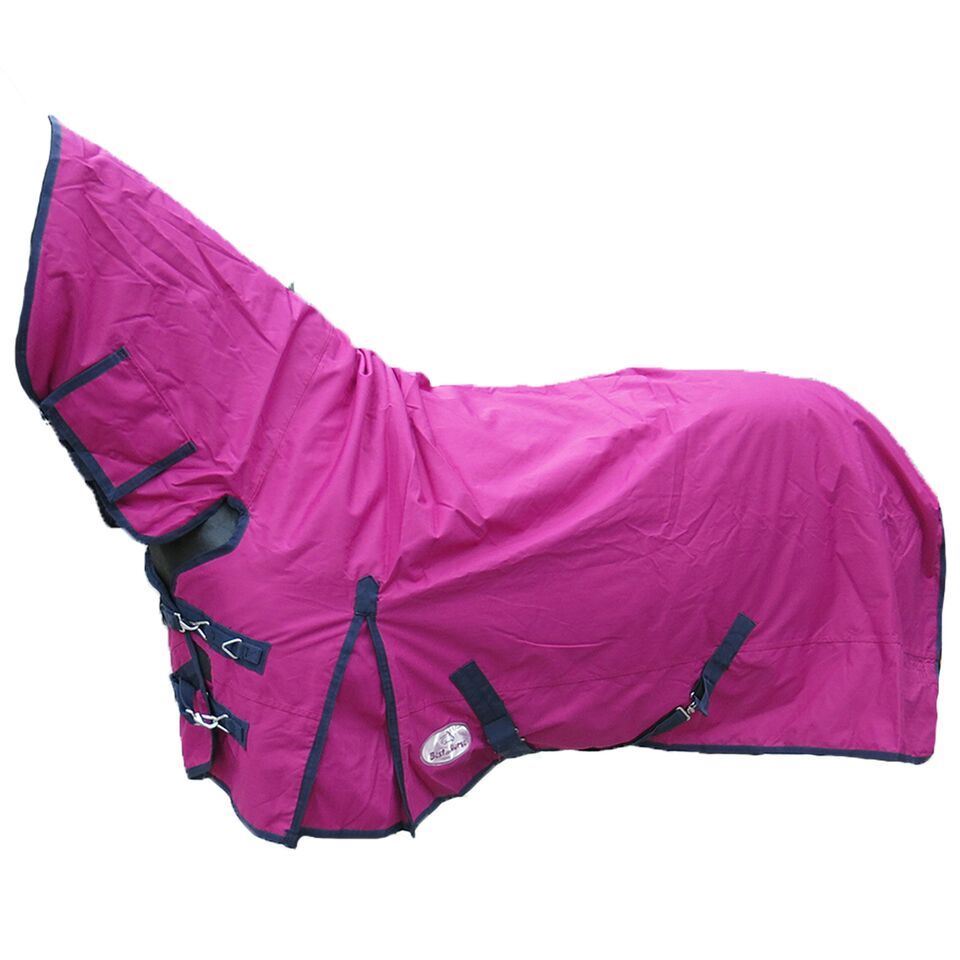 Mediumweight 200g Turnout Rugs 600D Fixed Horse Pony Combo Full Neck