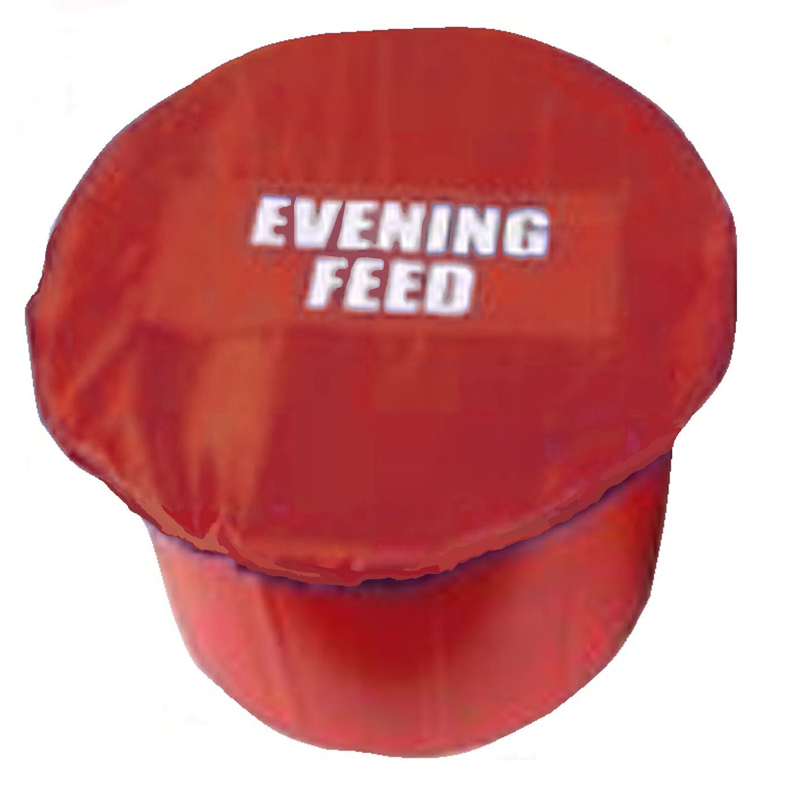 Horse Feed Bucket Cover Equestrian Morning/Evening Stable Yard Elastic