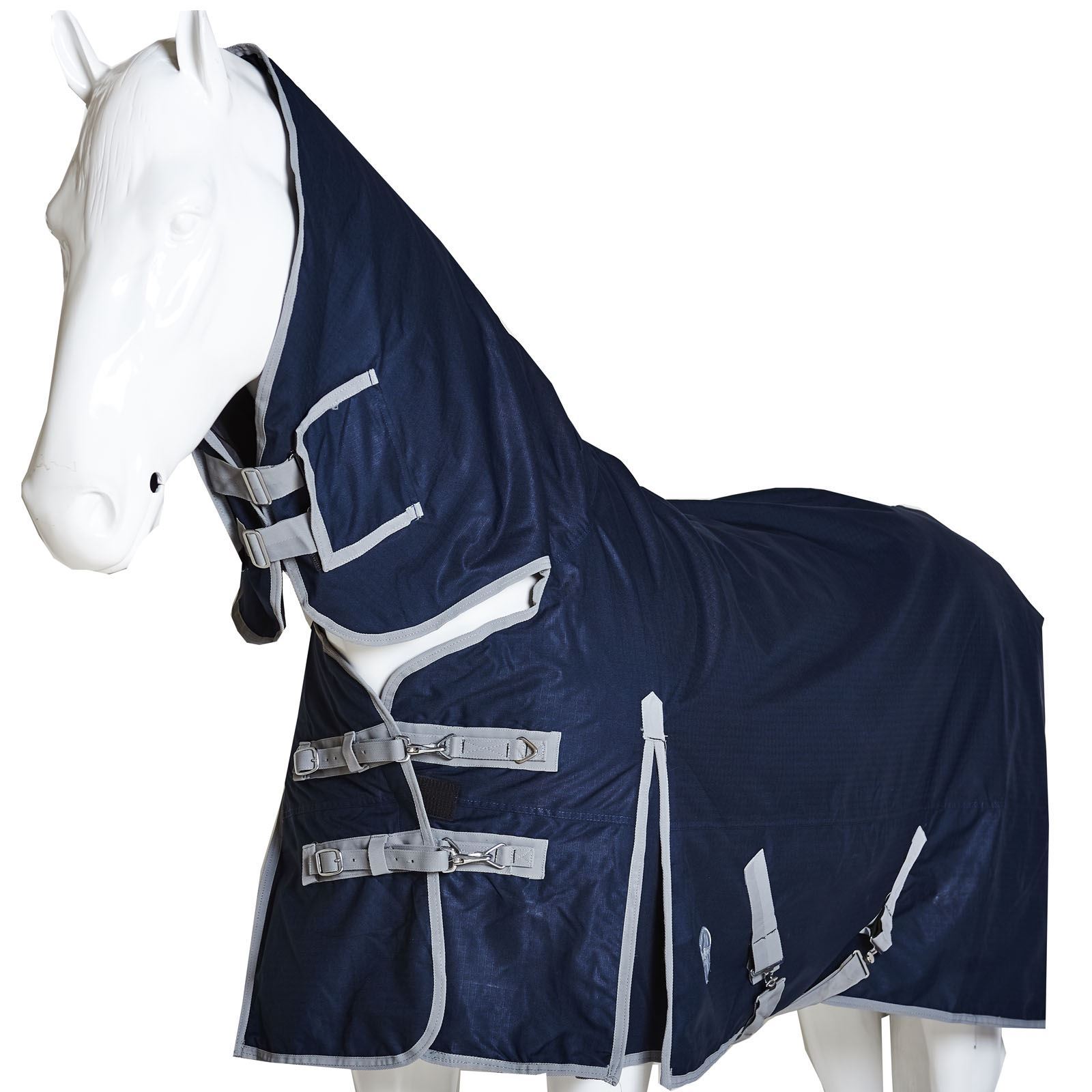 Heavyweight Horse Turnout Rug 350g Waterproof Combo Full Neck Winter Riding - Picture 10 of 20