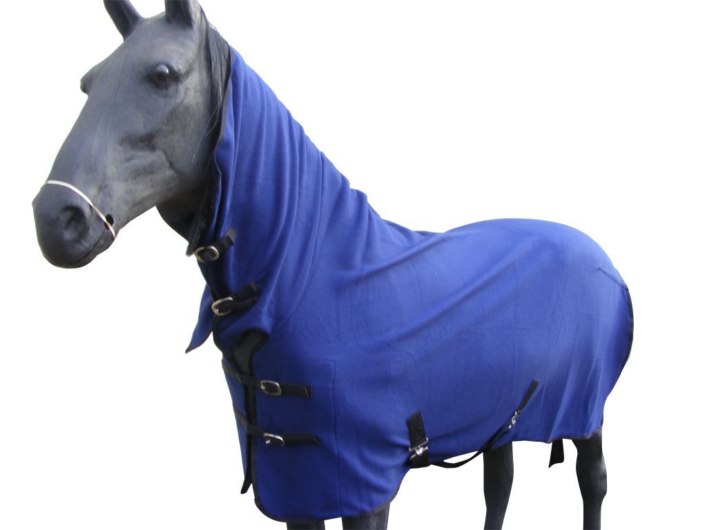 HORSE FLEECE STABLE Rug Full Neck Soft Cooling Breathable Lightweight