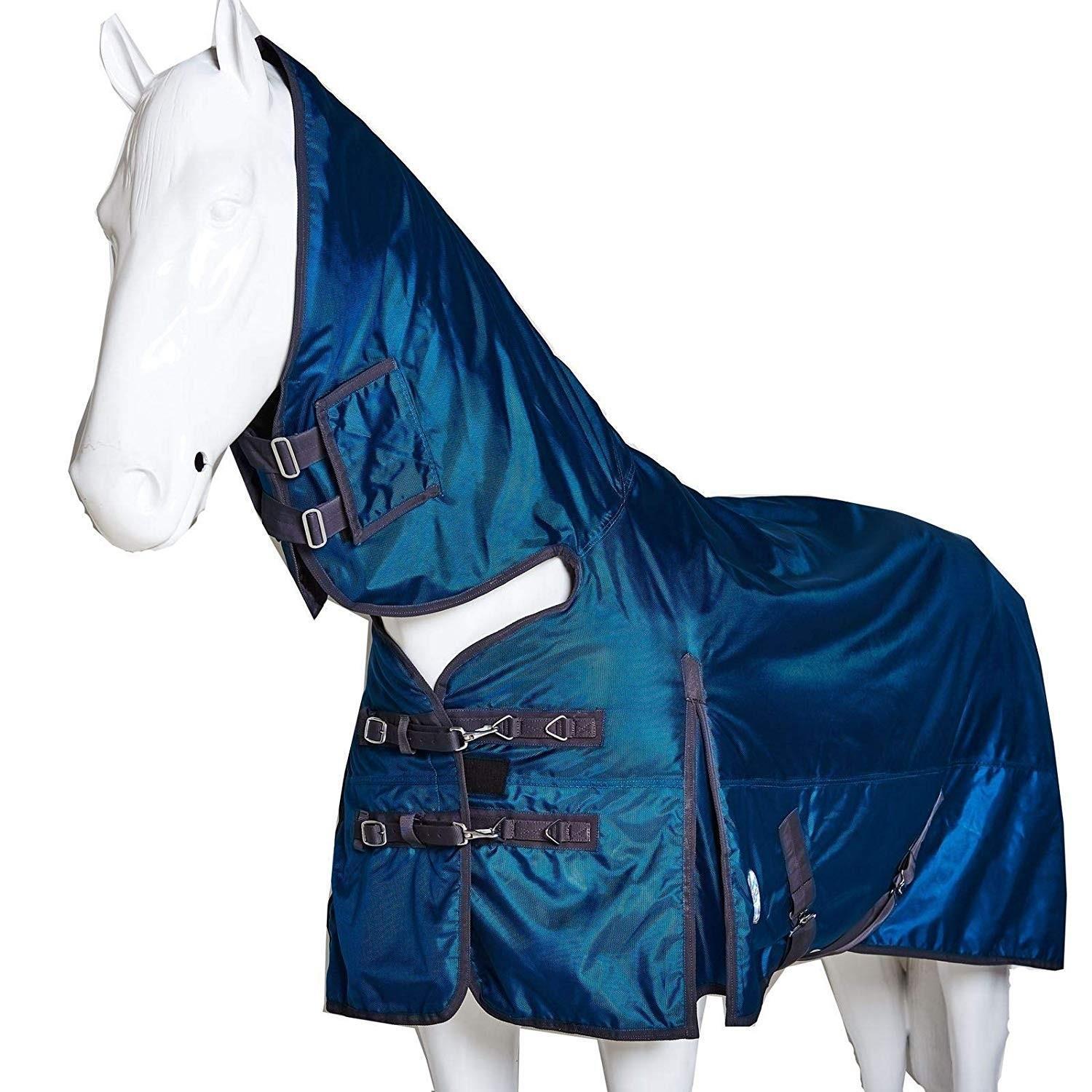 Pferd 0G Weichenteppich 1680D voll fest Combo Hals wasserdicht keine Füllung stabil Pony - Bild 9 von 10