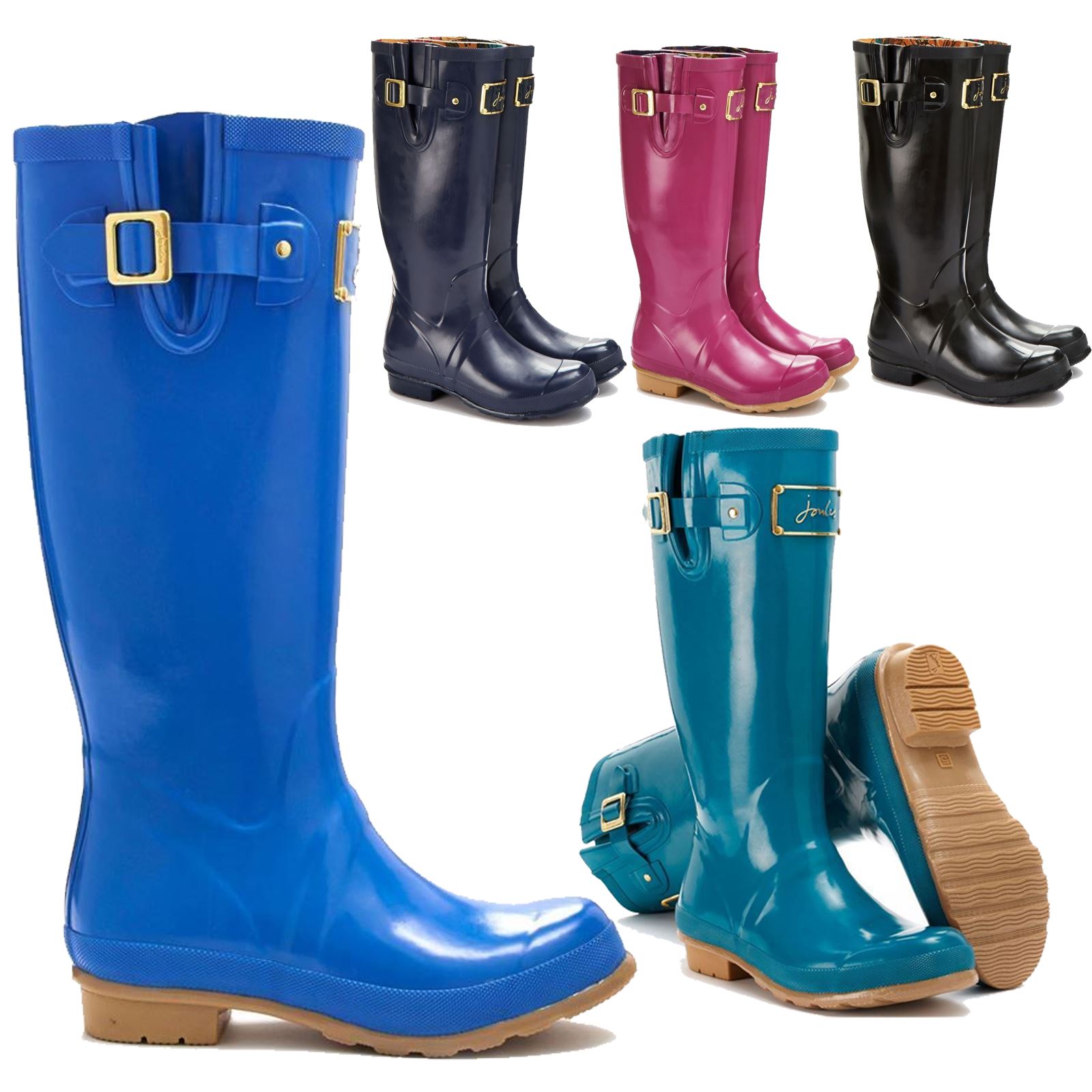 JOULES POSH PREMIUM Ladies Waterproof Yard Stable Rubber Much