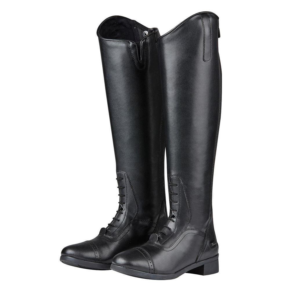 Saxon Syntovia Tall Field Boots-Black-7
