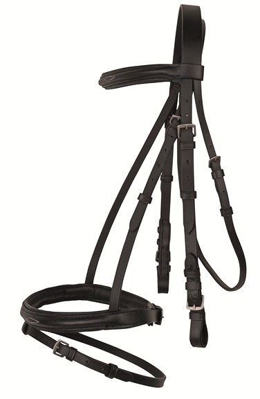 Jana Shetland Riding Bridle Horse Pony Cob Decorative Quality Leather Equestrian - Picture 2 of 2