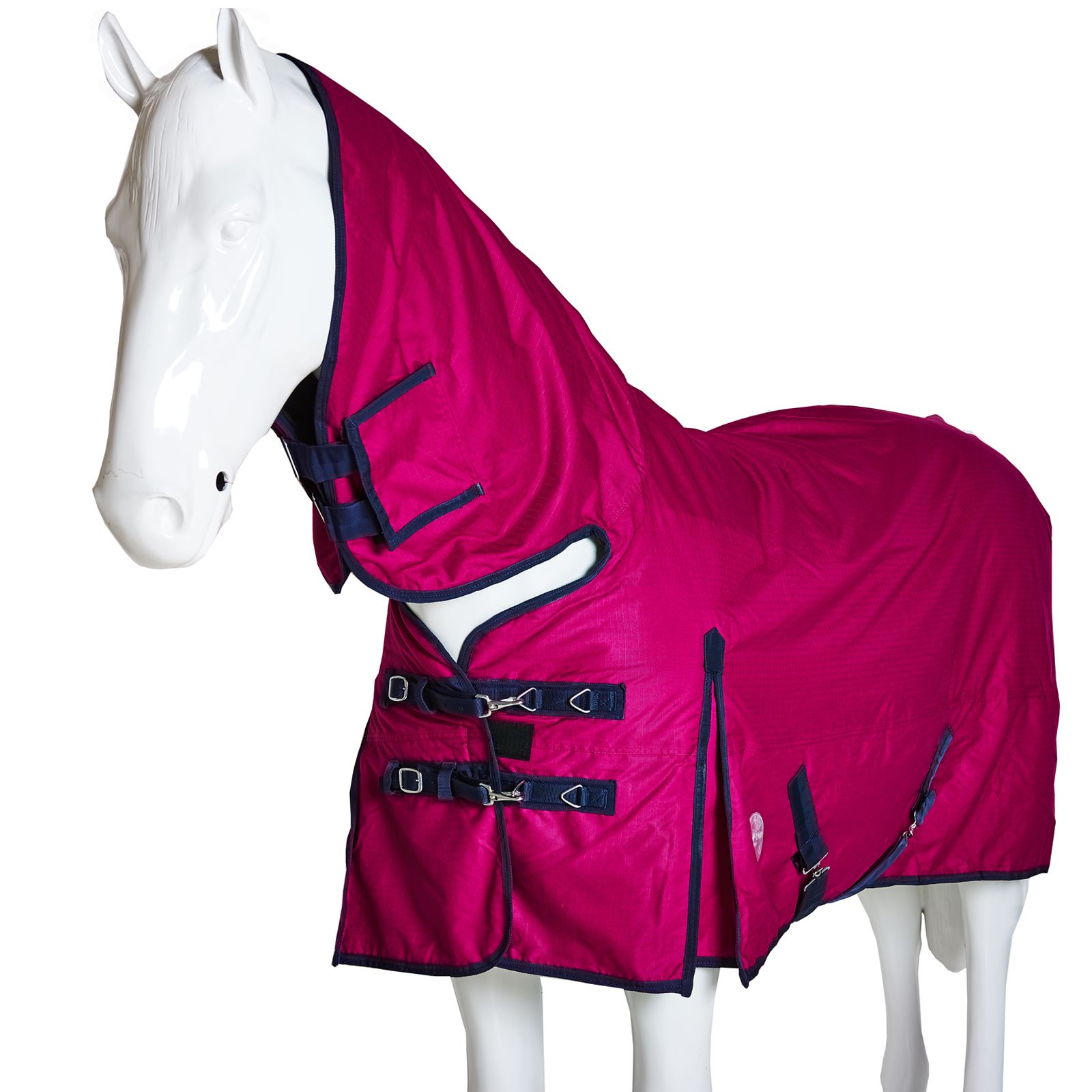 Heavyweight Horse Turnout Rug 350g Waterproof Combo Full Neck Winter Riding - Picture 16 of 20