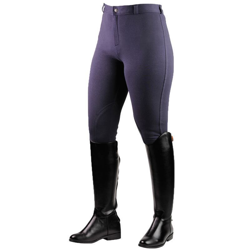 LADIES HORSE RIDING COTTON STRETCH JODPHURS SHOWING BREECHES JODHPURS
