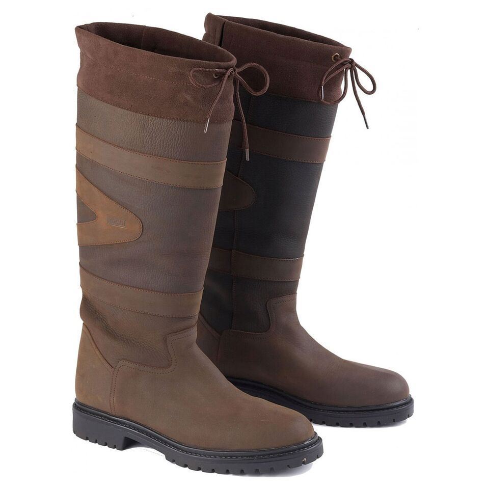 Toggi Quebec Long Riding Boots Ladies Waterproof Leather Show Country Outdoor eBay