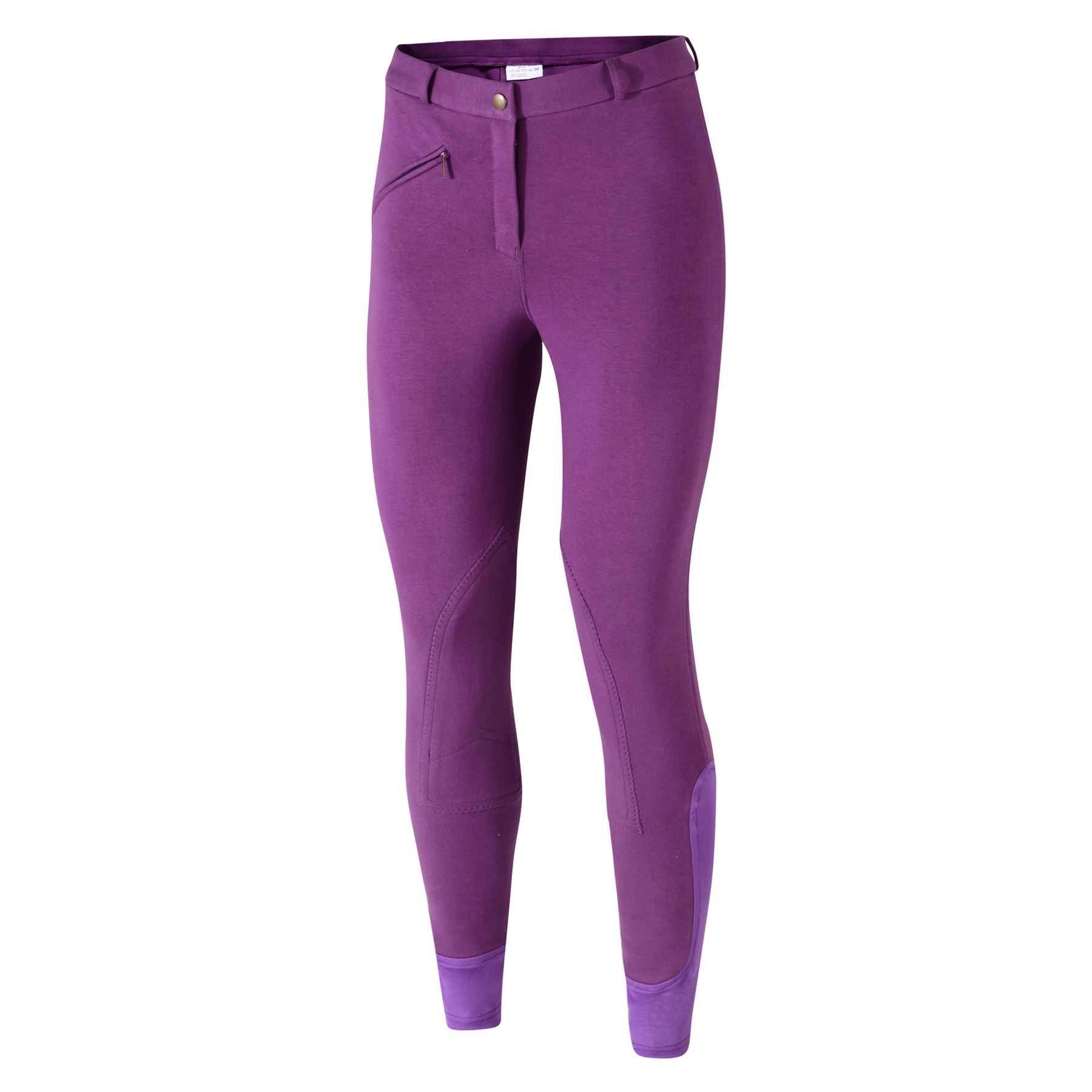 Riding Breeches Tights Ladies Childrens Soft Stretch Full Seat Knee Patch Horse - Picture 26 of 31