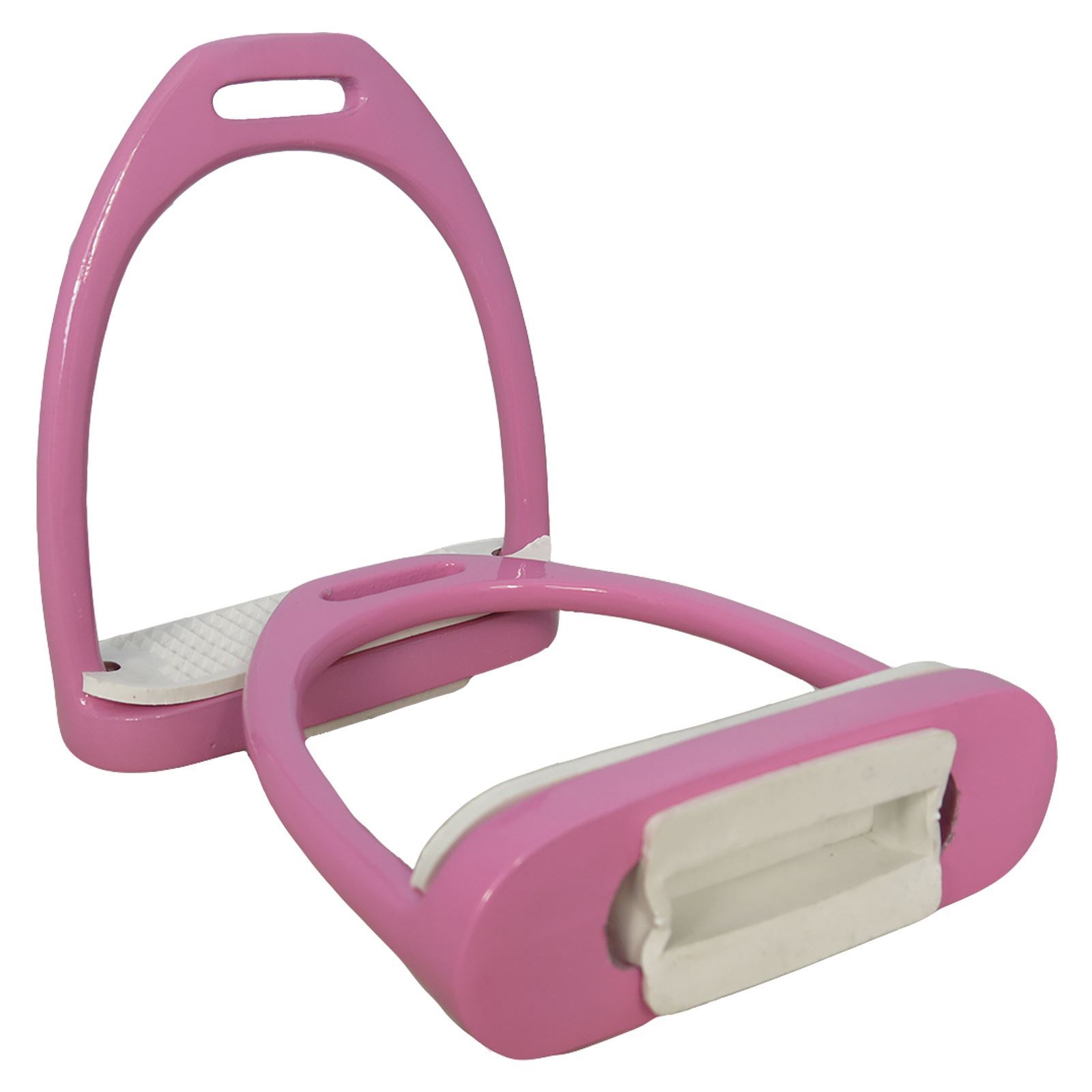 New Horse Aluminium Stirrups Lightweight Irons Pony Equestrian Riding Size 3"-6" - Picture 9 of 12