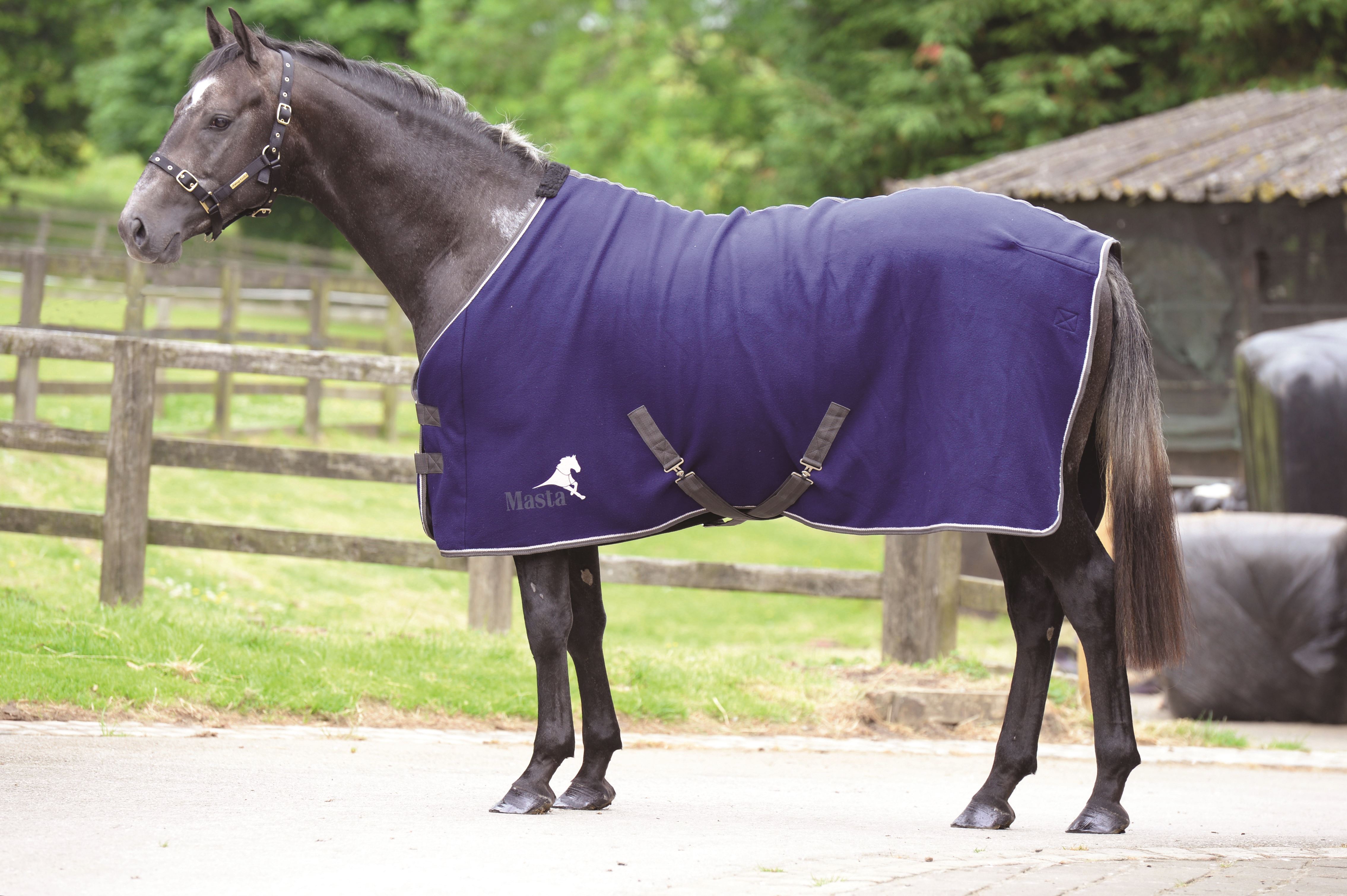 Masta Equestrian Fillet String Embroidered Branding Avante Fleece Rug