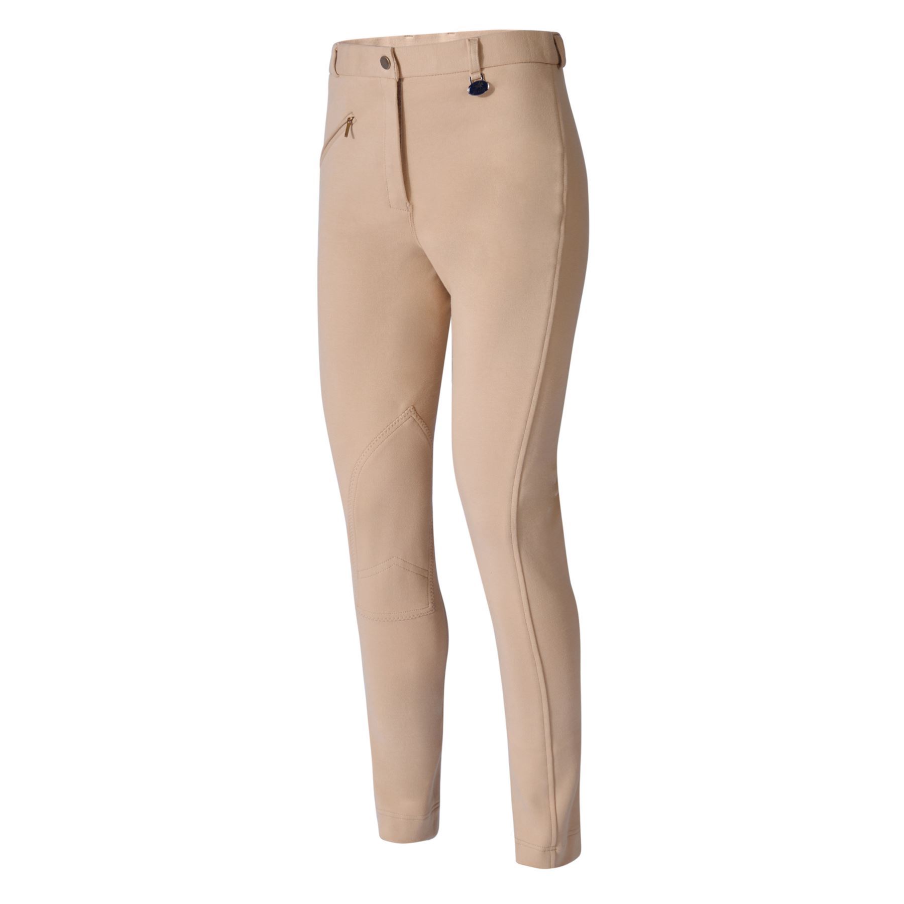Riding Breeches Tights Ladies Childrens Soft Stretch Full Seat Knee Patch Horse - Picture 24 of 31